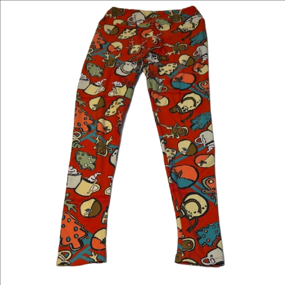 ♡LuLaRoe Christmas Leggings One Size